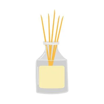 Home incense, aroma diffuser. Aromatherapy. Eps 10 Illustrazione stock