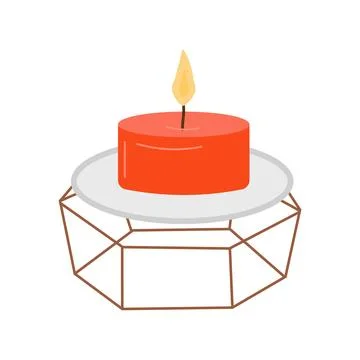 Home incense, aroma diffuser. Aromatherapy. Eps 10 Illustrazione stock