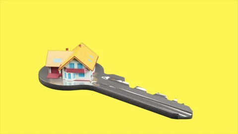 Home Insurance 3D Animation Loop Video stock 281558577