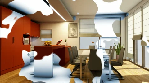 Home interior build Stock Footage 6092433