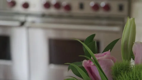 Home Interior Kitchen Stove Vídeos de archivo 70873863