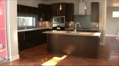 Home interior pan right Video stock 590986