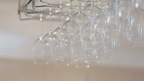 Home interior walk throught kitchen. modern apartment. Stock Footage 119685720