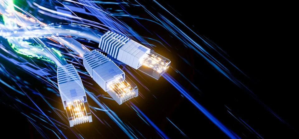 Home Internet connection. Client-to-server connection concept. Concepts of P2P, Stock Illustration