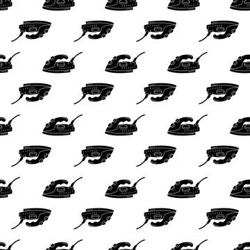 Home iron pattern seamless vector Illustrazione stock