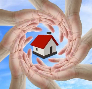 Home isurance concept Stock Illustration