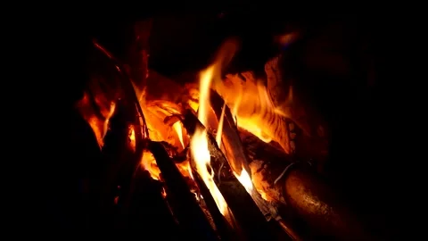 Home kitchen fireplace in Bali Видео 196985168