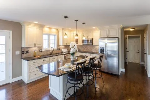 Home Kitchen Interior Stock Photos