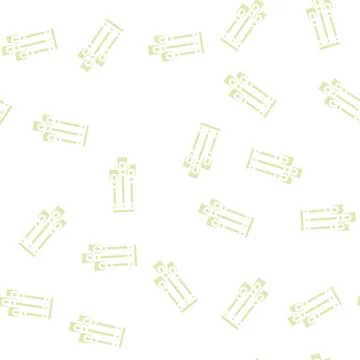 Home lamp ceiling glyph vector seamless pattern Stock Illustration