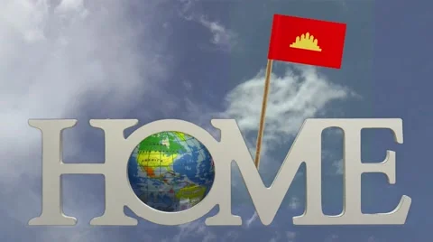 Home in the land of KAMPUCEA Stock Footage 40648997