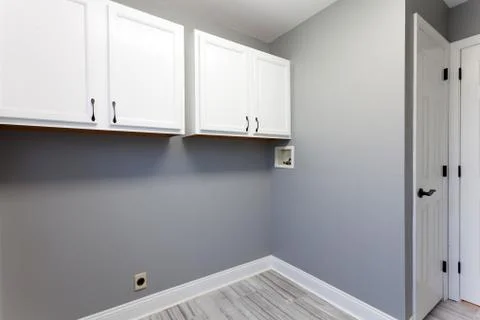 Home Laundry Room Interior Stock Photos