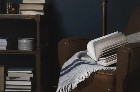 Home library or study Stock Photos