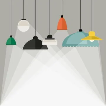 Home light background Stock Illustration