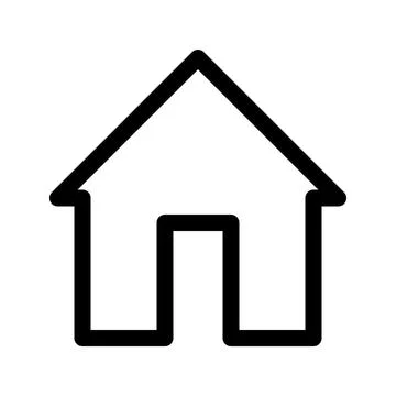 Home line icon. Vector graphics Stock Illustration