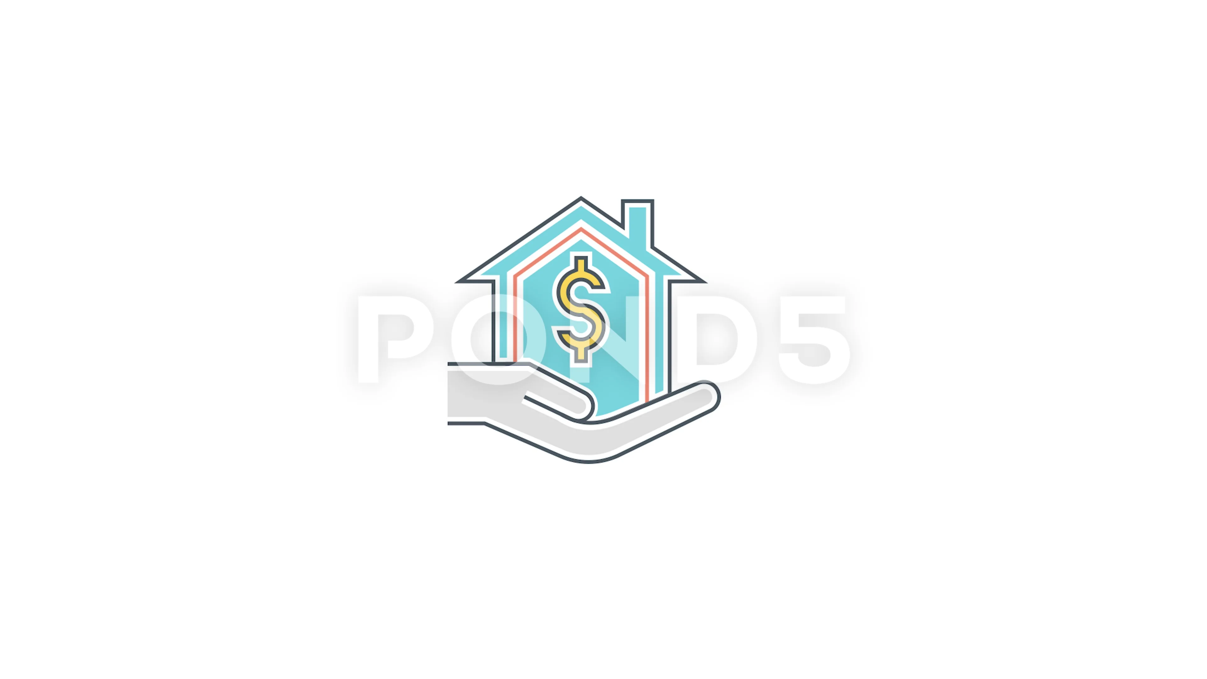 Home Loan icon animation for video motio... | Stock Video | Pond5