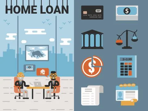 Home Loan Stock Illustration