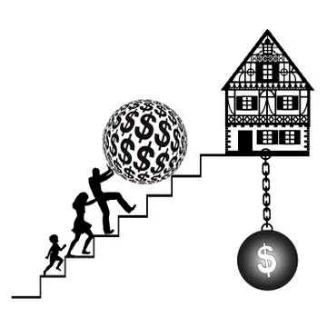 Home Loan Illustrazione stock