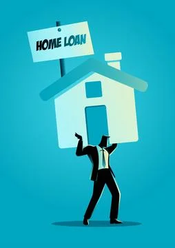 Home Loan Ilustração Stock