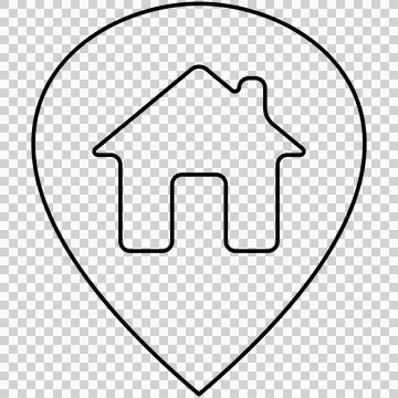 Home location 스톡 일러스트