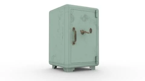 Home Lockers on white background Illustrazione stock