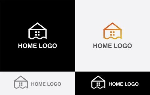 Home logo creative logo design brand logo design Illustrazione stock