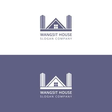 Home logo design Stock Illustration