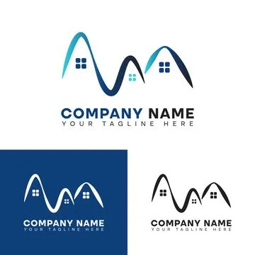 Home Logo design Stock Illustration