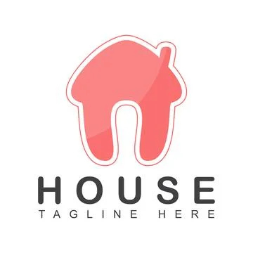 Home logo design template Stock Illustration