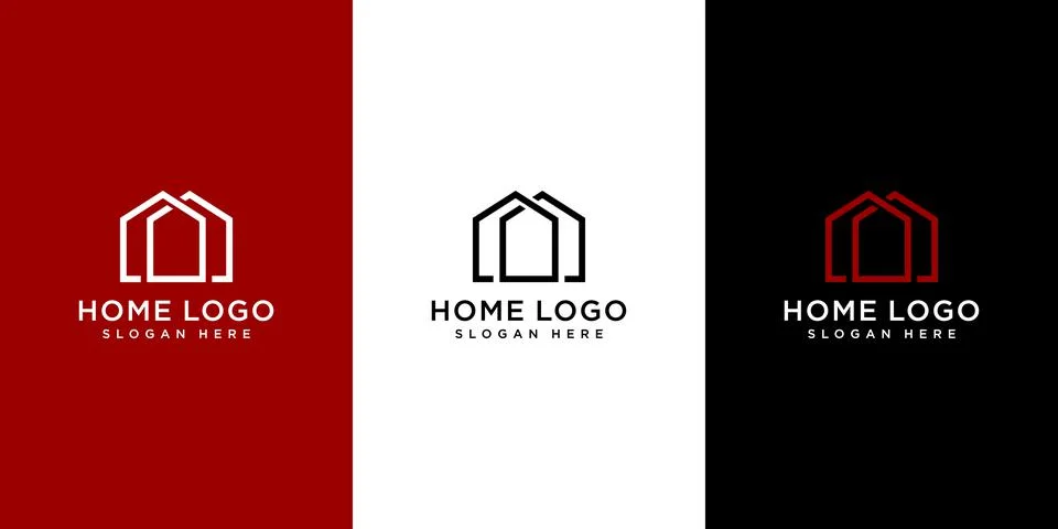 Home Logo Design Template vector Stock Illustration