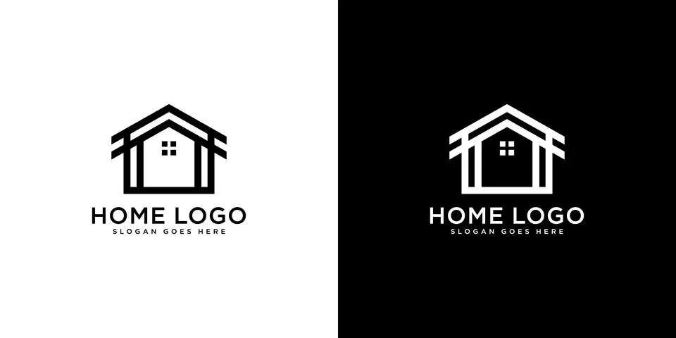 Home Logo Design Template vector Stock Illustration