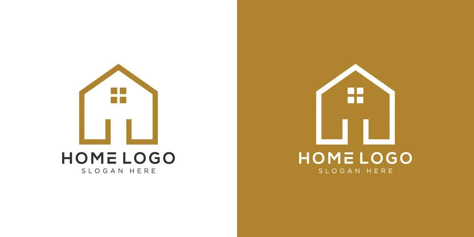 Home Logo Design Template vector Stock Illustration
