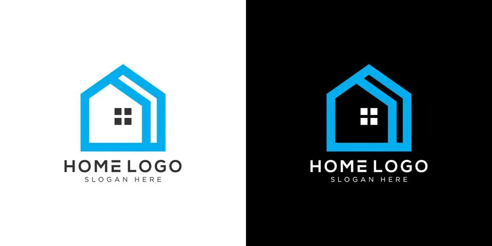 Home Logo Design Template vector Stock Illustration