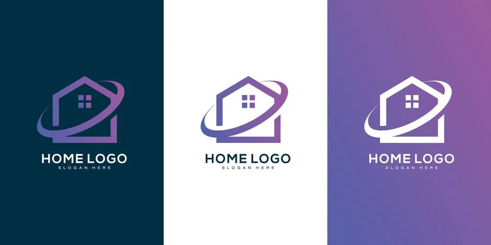 Home Logo Design Template vector Stock Illustration