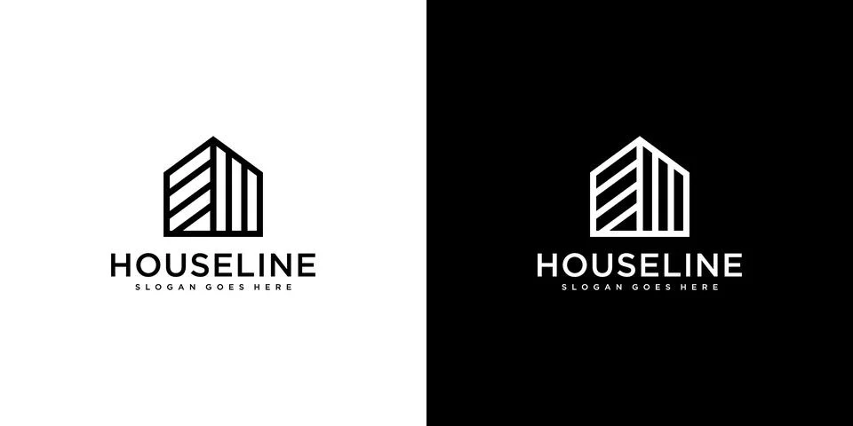 Home Logo Design Template vector Stock Illustration