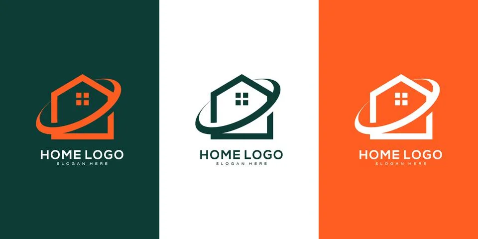 Home Logo Design Template vector Stock Illustration