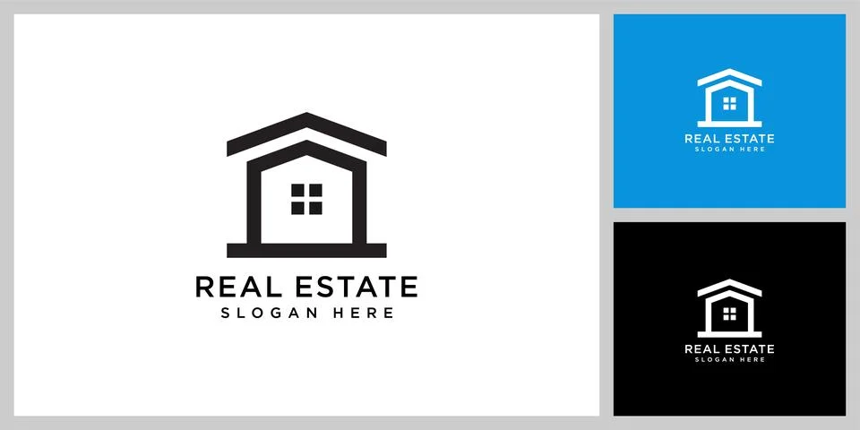 Home Logo Design Template vector Stock Illustration