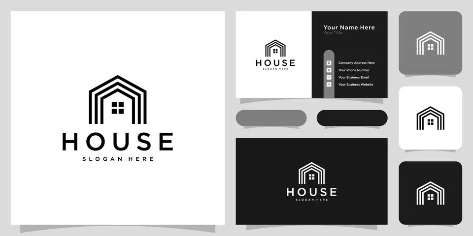 Home logo vector design concept Stock Illustration