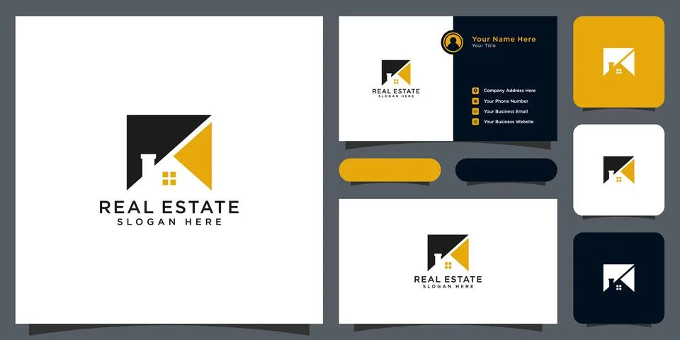 Home logo vector design concept Illustrazione stock