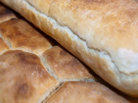 Home made bread close up 库存照片