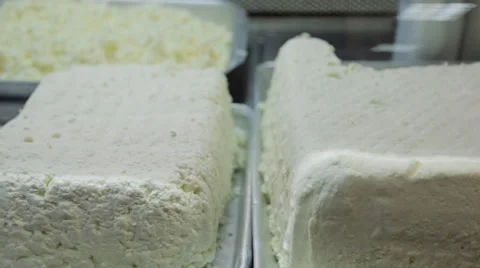 Home-made cheese Stock Footage 46638223