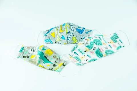 Home made face masks for everybody. Covid-19, coronavirus Foto stock
