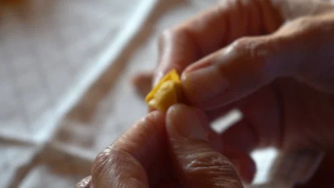 Home made pasta Video stock 120345019