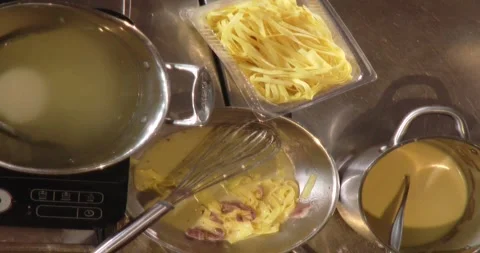 Home Made Pasta With Water Видео 329329329