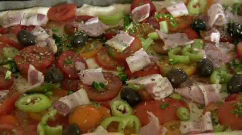 Home made Pizza Stock Footage 494755