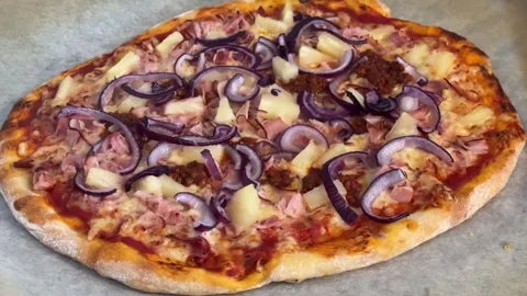 Home made pizza Stock Footage 287035016