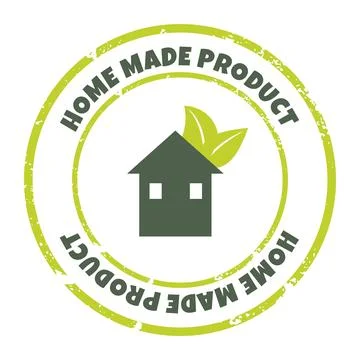 Home made product label. Vector illustration of eco, bio, organic and natural Stock Illustration