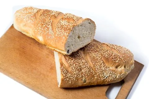 Home made white bread Foto stock