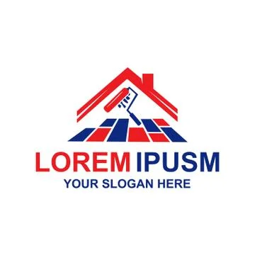 Home maintenance logo Stock Illustration