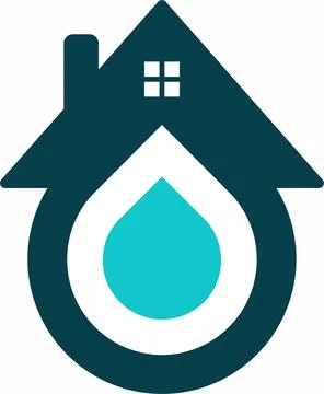 Home map point concept logo design Stock Illustration