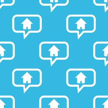 Home message pattern Stock Illustration